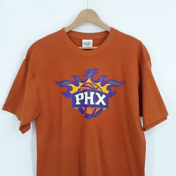 Vintage 90's Phoenix Suns T-shirt Flame Emblem Coors Light Logo Short Sleeve - Picture 3 of 11